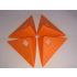 Lot de 8 Coins De Protection Antidérapants Orange Pour Le Transport