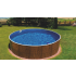 Piscine Acier Ronde VAR  aspect Bois ⌀360x120cm