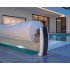 Volet roulant Hors sol électrique BALI pour piscine octogonale allongée 800x457 cm