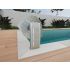 Volet roulant Hors sol électrique BALI pour Piscine Carrée 320x320cm