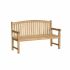 Banc de jardin en teck massif BLOOM 150 cm