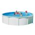 Piscine Ronde CANARIAS Acier 640cm x H 120 cm + Kit Ete