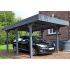 Carport Bois Gris LOUISON 13m²