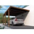 Carport Adossable Bois Autoclavé VICTOR 16.4m2