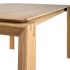 Table extensible en chêne massif KUBICO 180/280x90x76cm