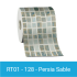 Liner mosaïque 75/100ème pour Kit Piscine en Béton Ronde 493x130cm