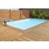 Piscine bois MAEVA Rectangulaire avec Escalier d'Angle 500x300x150cm  