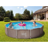 Piscine Tubulaire Ronde aspect Osier ⌀305x76cm 