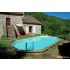 Piscine Bois Super Lucci Octogonale Allongée 807x457x131cm