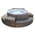 Spa Gonflable Vita Premium Rond 6 Places + Mobilier