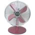 Ventilateur de table framboise diamètre 30 cm P: 37W