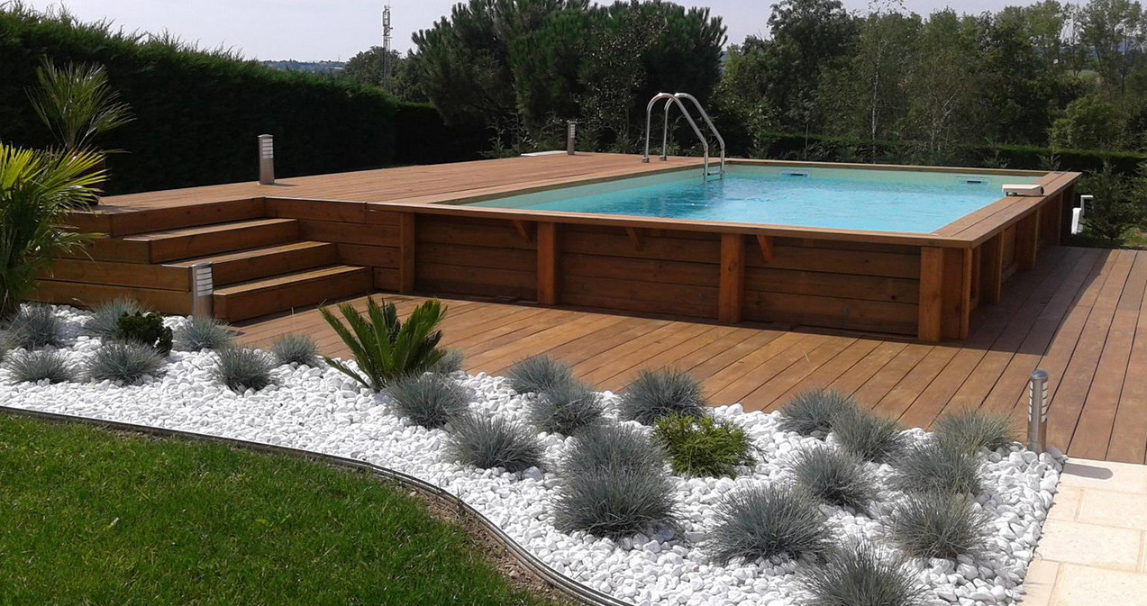 Piscine rectangulaire Linéa Ubbink® 350 x 650 - House and Garden